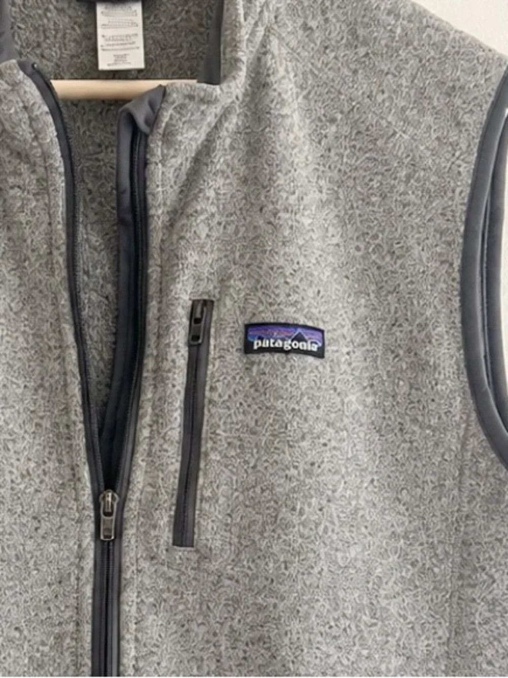 Patagonia Better Sweateryy Vest Men’s Large Gray Full Zip Fleece Outdoor